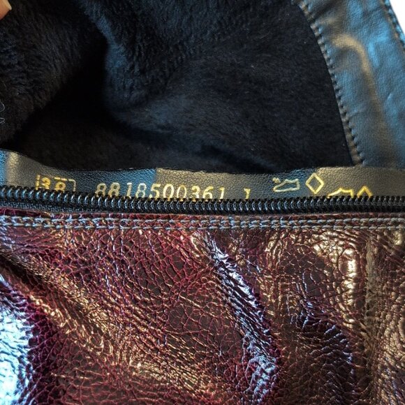 Remonte Dorndorf Ankle Boots in Burgundy & Black Leather Side Zippers 2"heel - Picture 7 of 7